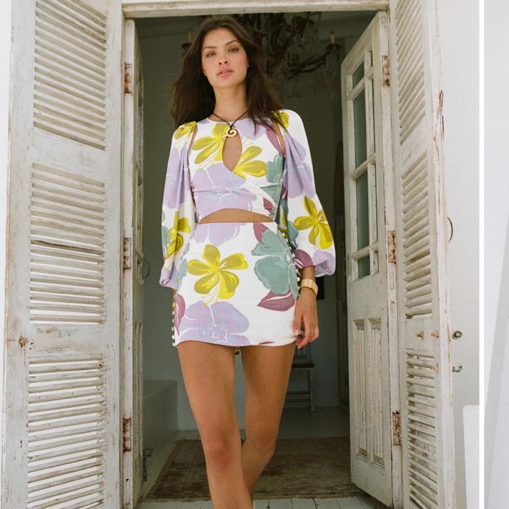 SABO Zelle keyhole dress